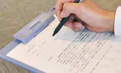 ご来院・問診票の記入